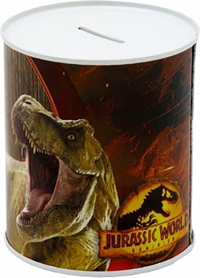 Jurassic World Medium Spaarpot 12 cm Tin