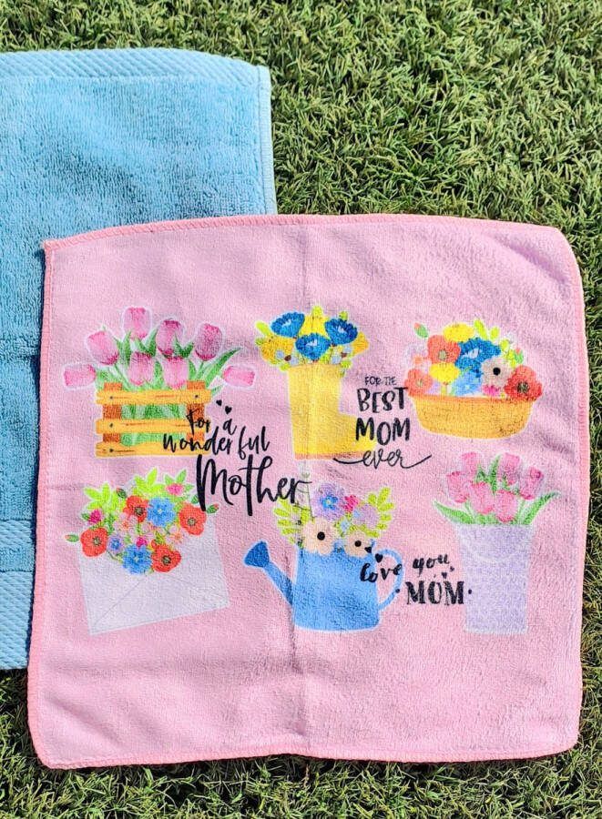 JUST TOWELS with love keukendoeken set moederdag handdoek theedoek vaatdoek