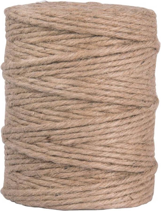 Jute Garen 6 X 6 Mm Diameter Spoel 120 M Jutekoord Naturel