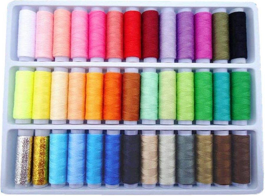 JZK 50 polyester naaigaren 137 meter voor elke kleur voor naaimachine en met de hand naaien