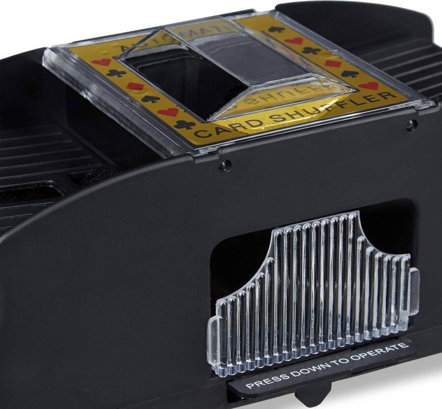 Kaartenschudder 2 decks Schudmachine Kaarten schudder Elektrisch Automatisch Speelkaarten Kaartspellen Kaartenschudmachine