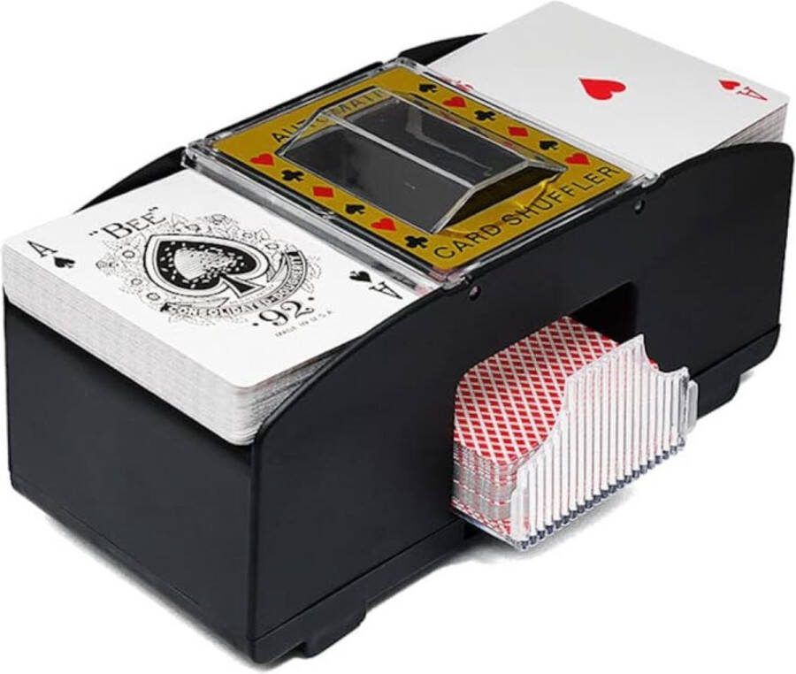 Kaartenschudder Schudmachine Kaarten schudder Elektrisch Automatisch Speelkaarten Kaartspellen Kaartenschudmachine