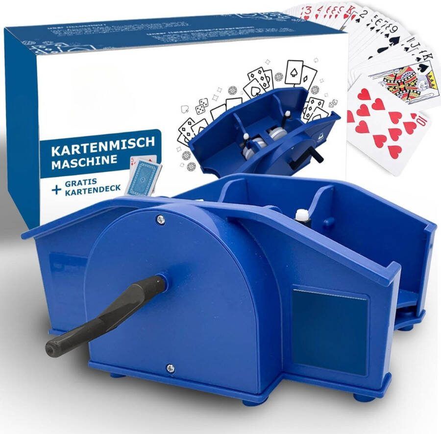Kaartenschudder Schudmachine Kaarten schudder Handmatig Speelkaarten Kaartspellen Kaartenschudmachine