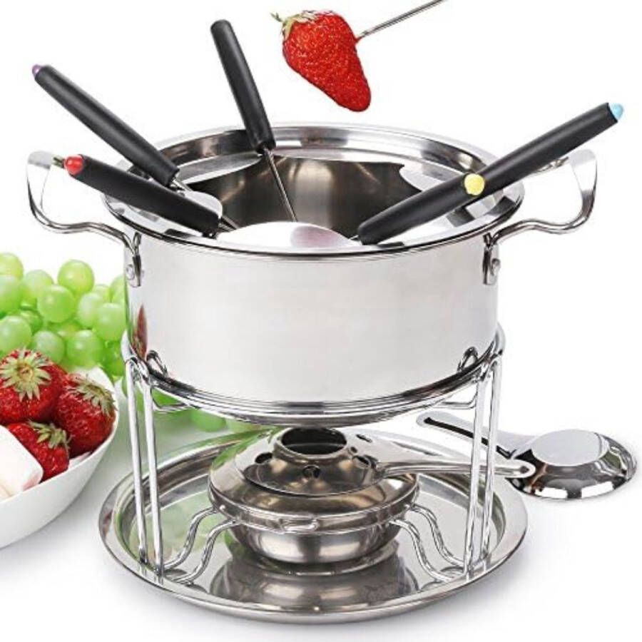 Kaasfondue Set Kaasfondue Pan Kaasfondue Pan Aardewerk voor 6 personen