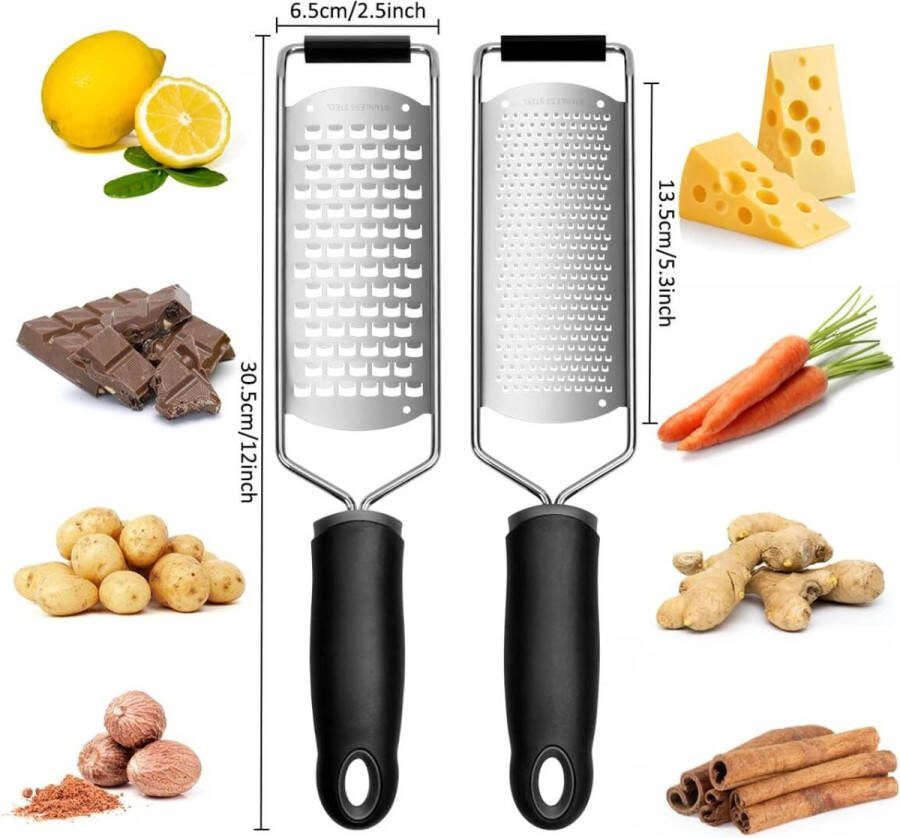 Kaasraps Vaatwasserbestendig- Rasp Zester Handrasp Keukenaccessiore Keuken