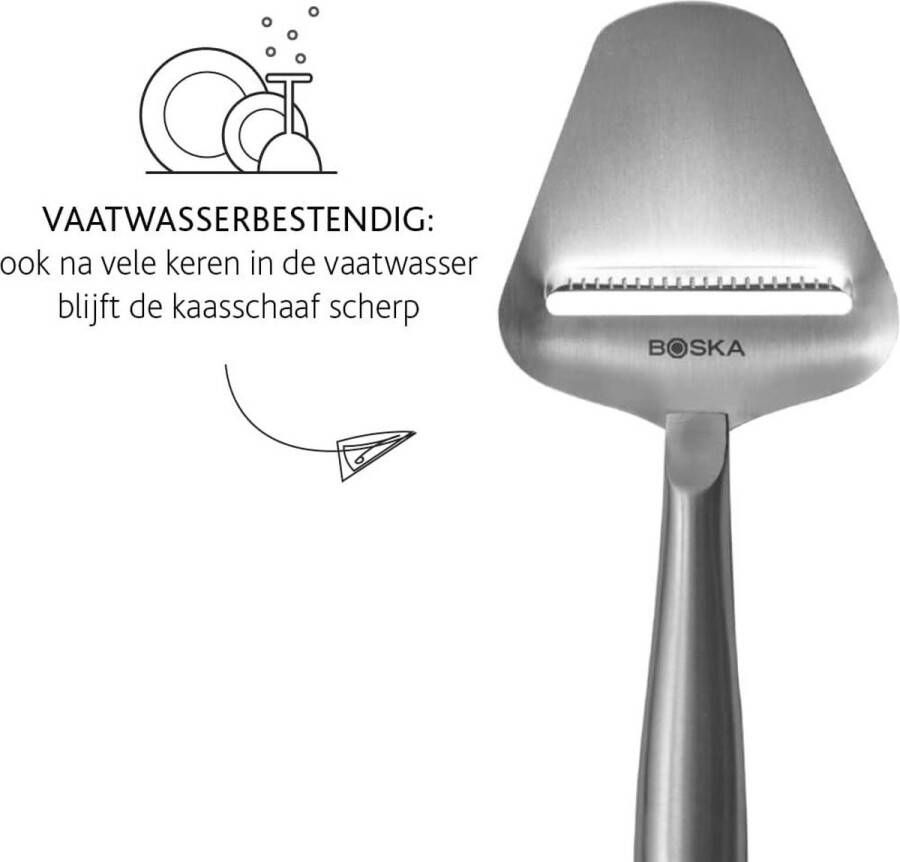 Kaasschaaf jonge kaas Multifunctioneel Copenhagen Boska 220x74x20 mm Kaasschaaf jonge kaas