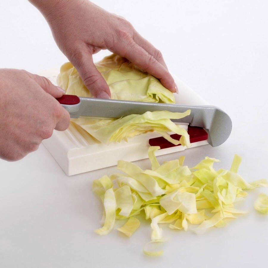Kaassnijder met scherp mes variabele snijdikte roestvrij staal Fromarex wit rood zilver 70002260 Cheese Slicer