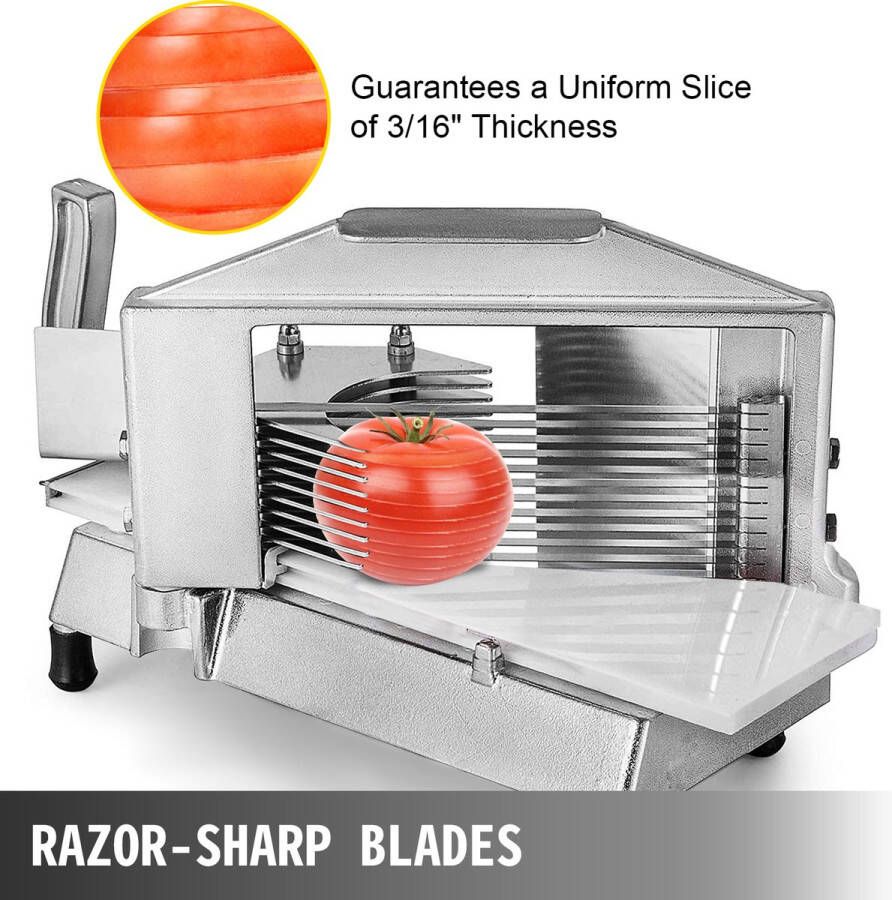 Kaassnijmachine Krachtige Groente en Kaassnijmachine Kaassnijder Allessnijder Snijmachine voor Thuis Keuken apparaat -Commerciële toepassing- 4.7Mm Scherpe Messen Rvs