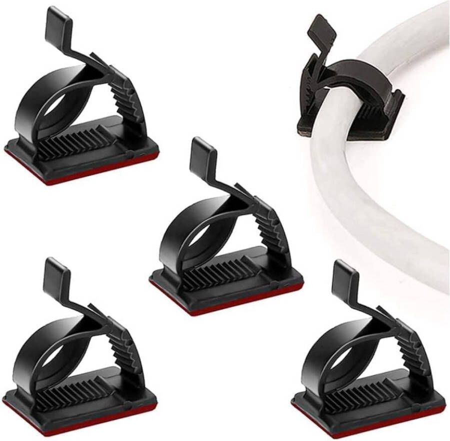 Kabel Clips Zelfklevend Kabelbinder 50 Stuks Kabelclips Kabelhouder Kabelbinder Kabel organiser Zelfklevend Tape Kabelbinders Kabel Organisator 50 stuks