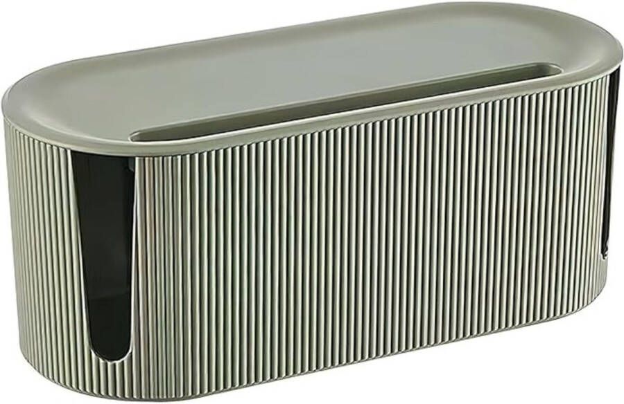 Kabelbox kabelmanagementbox groene kabelverberger waterdicht raakt niet in de knoop. Kabelbox robuust kunststof veiligheidskabelverberger