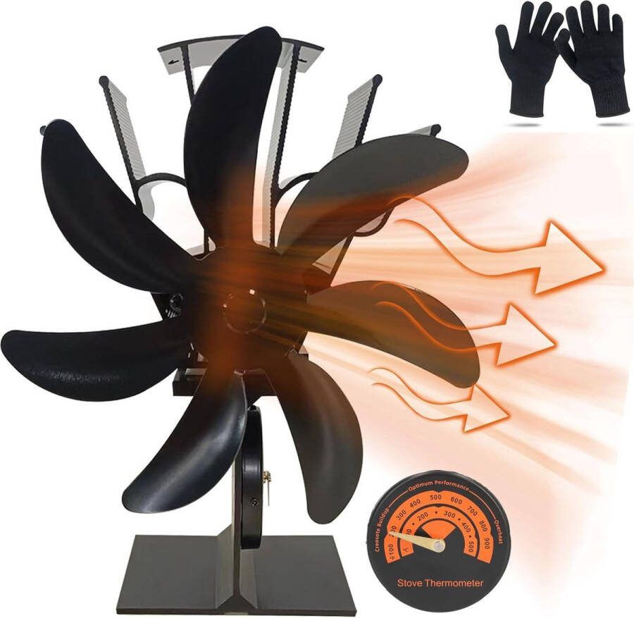 Kachelventilator Voor Houtkachel Kachelventilator Houtkachel Ventilator Haardventilator Kachel Accessoires Must Have Om Energie Te Besparen