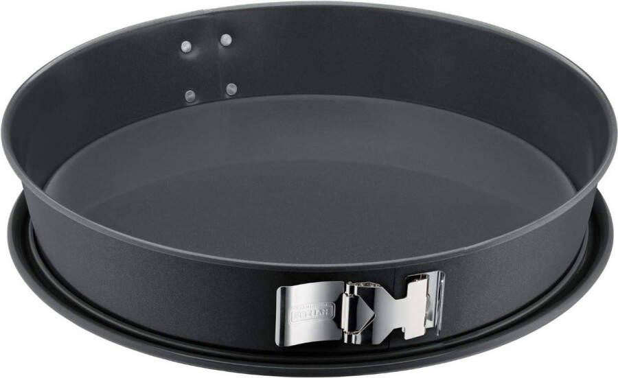 Kaiser La Forme Plus Springvorm-Bakplaat Conisch 32 cm SafeClick-Sluiting Ronde Cheesecake Met Geëmailleerde Bodem Snijbestendig RVS Springvorm