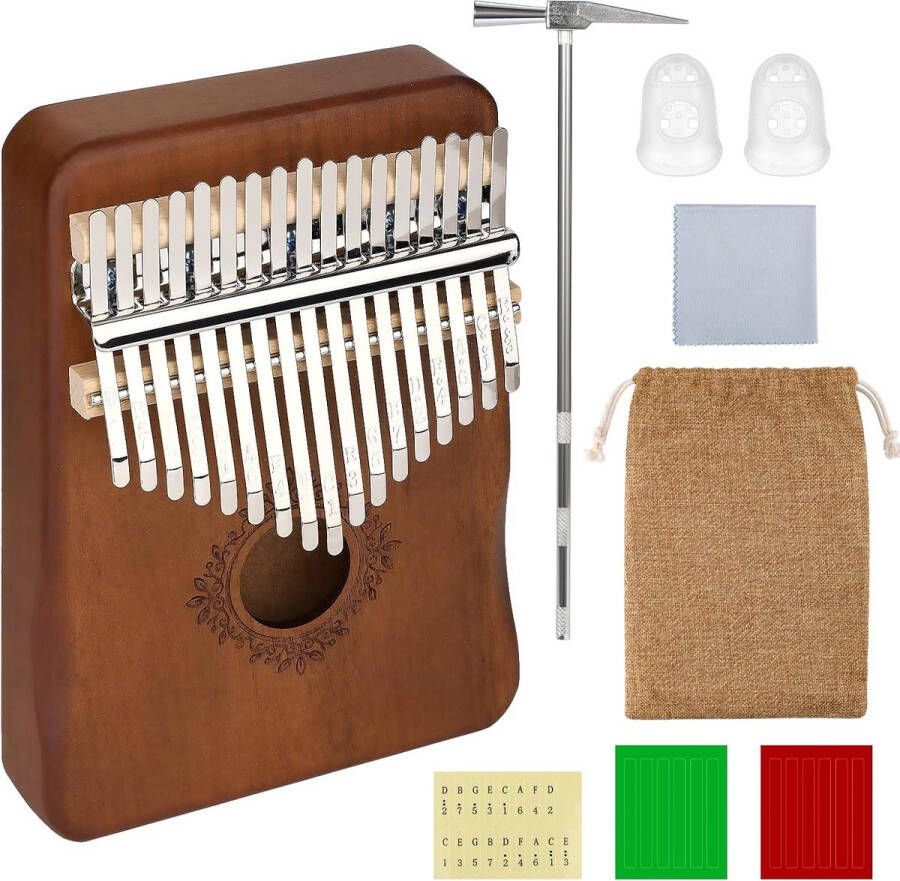Kalimba Duimpiano Muziekinstrument Inclusief Accessoires Premium