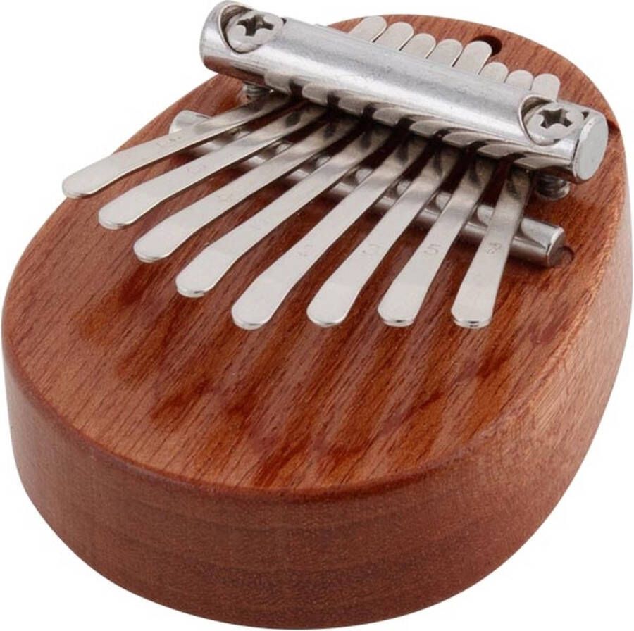 Goki Kalimba piano 6 8 cm 8 tonen metaal hout 5+