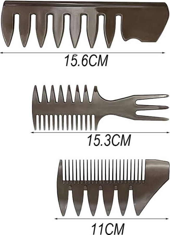 Kammen set -Professionele stylingkammenset 3-delige