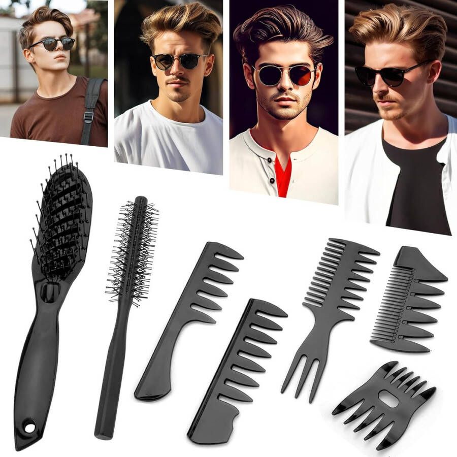 Kammen set -Professionele stylingkammenset 7 stuks