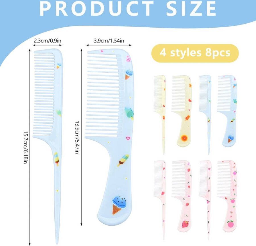 Kammen set -Professionele stylingkammenset 8-delige