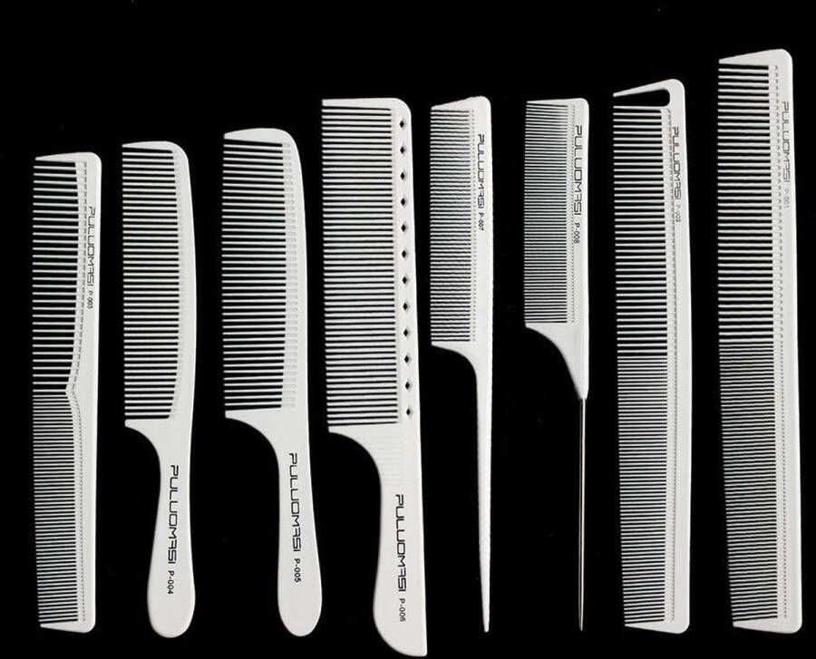 Kammen set -Professionele stylingkammenset 8 stuks