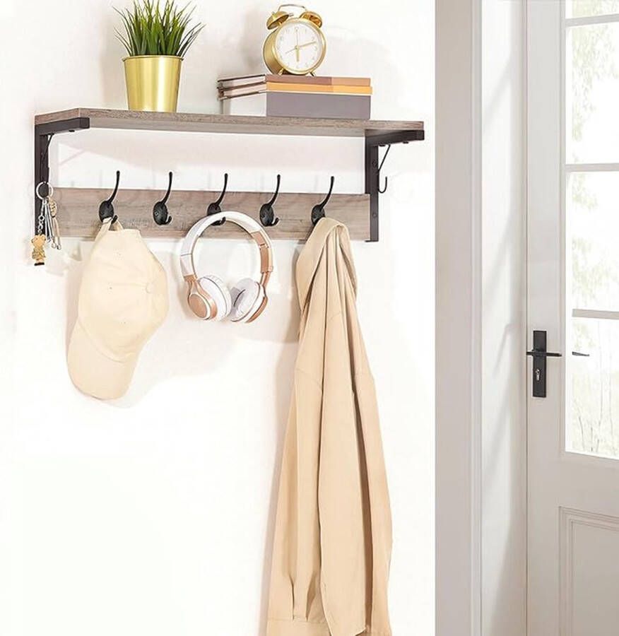 Kapstok mobiel Kledingrek voor kleding jassen hoeden tassen Coat Rack Wall Coat Rack