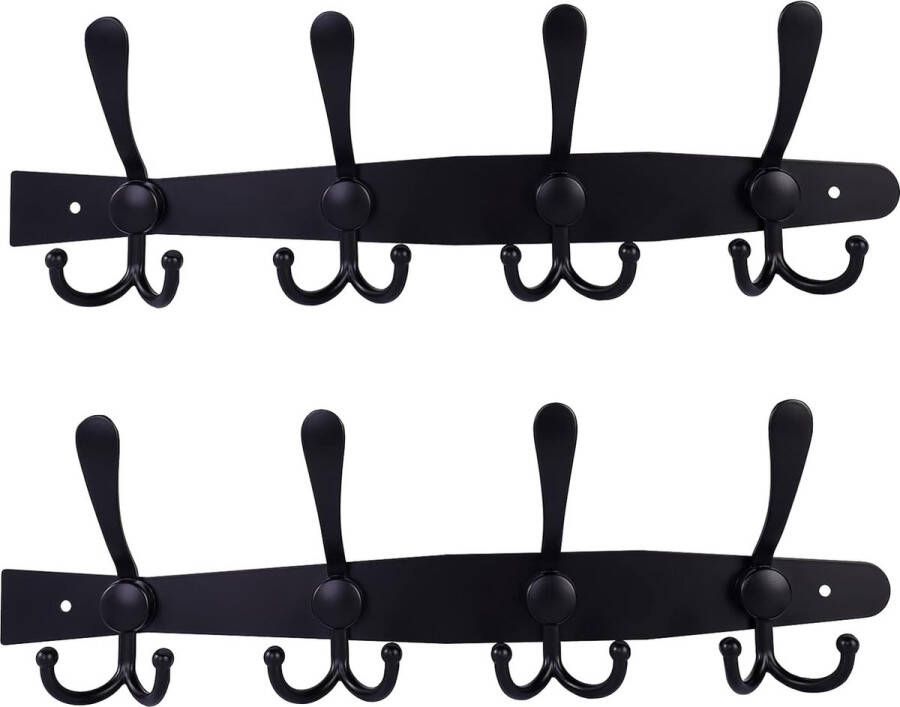 Kapstok mobiel Kledingrek voor kleding jassen hoeden tassen Coat Rack Wall Coat Rack_‎41.6 x 12.4 x 7 cm