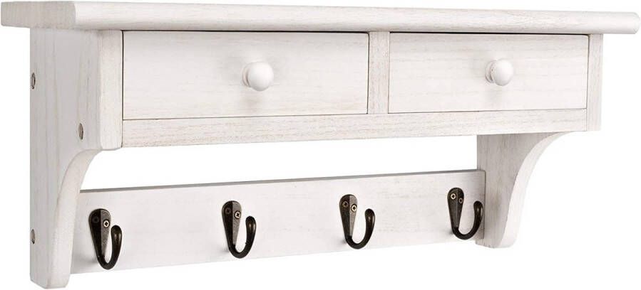 Kapstok mobiel Kledingrek voor kleding jassen hoeden tassen Coat Rack Wall Coat Rack_43.2 x 15 x 17.5 centimetres