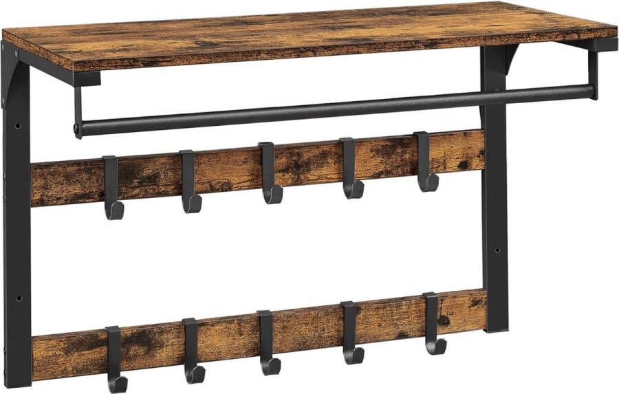 Kapstok mobiel Kledingrek voor kleding jassen hoeden tassen Coat Rack Wall Coat Rack_‎74 x 33 x 6.6 cm