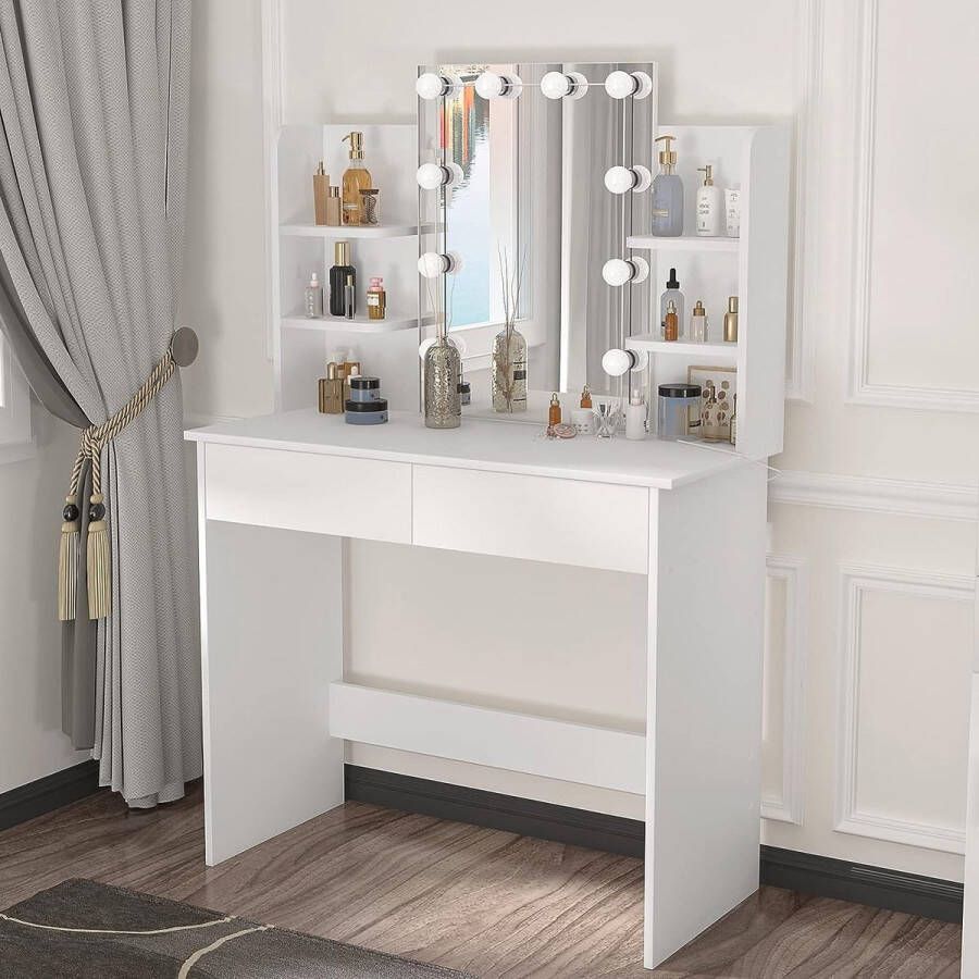 Kaptafel met LED-verlichting Hollywood