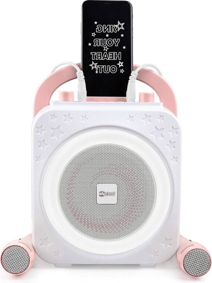 Karaoke set Bluetooth karaoke-machine met twee microfoons feest en zangplezier