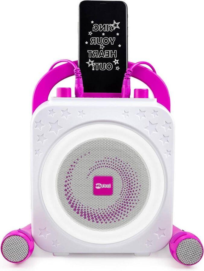 Karaoke set met twee microfoons Ring Bluetooth karaoke-machine