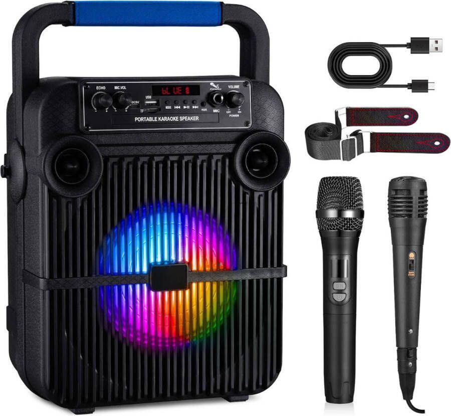 Karaoke Set Voor Volwassenen Karaoke Set Karaoke Set Met 2 Microfoons Karaoke Set Met Draadloze Microfoon Karaoke Set Draadloos