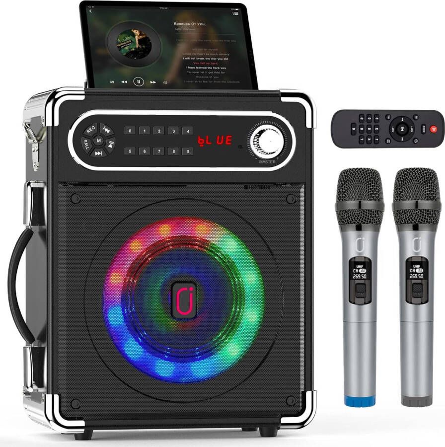 Karaoke Set Voor Volwassenen Karaoke Set Karaoke Set Met 2 Microfoons Karaoke Set Met Draadloze Microfoon Karaoke Set Draadloos