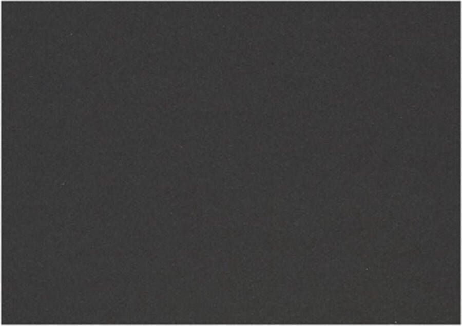 Creotime Karton Hobbykarton Zwart DIY Knutselen Kaarten Maken A6 10 5x14 8cm 200 grams 100 vellen
