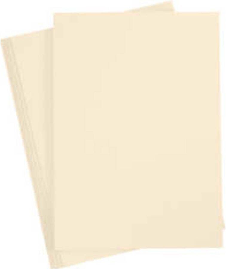Karton Hobbykarton Bruin Zandkleur DIY Knutselen A4 21x29 7cm 180 grams 20 vellen