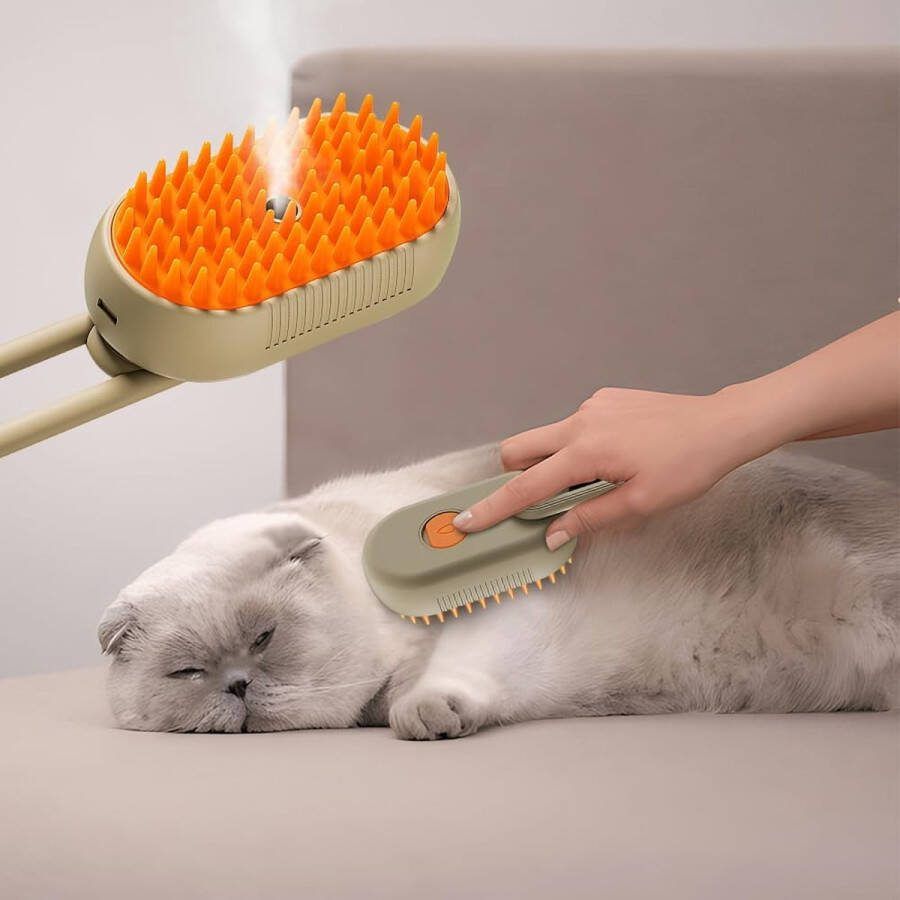 Kat Grooming Borstel Hond Slicker Borstel Huisdier Reinigingsvergieten Borstel Massage Kammen voor katten en honden met kort Medium & Lang Haar