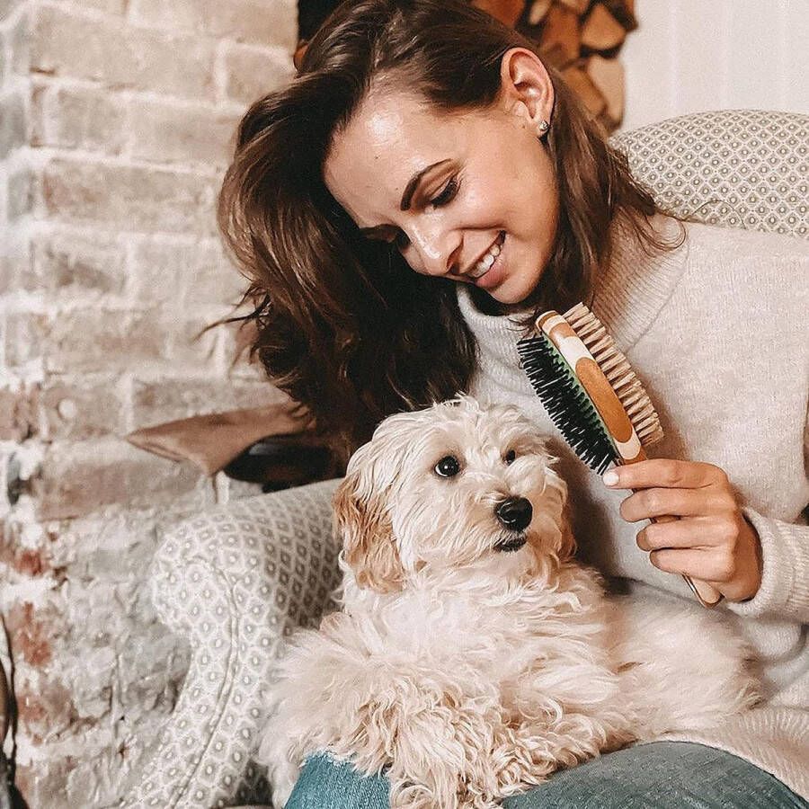 Kat Grooming Borstel Hond Slicker Borstel Huisdier Reinigingsvergieten Borstel Massage Kammen voor katten en honden met kort Medium & Lang Haar