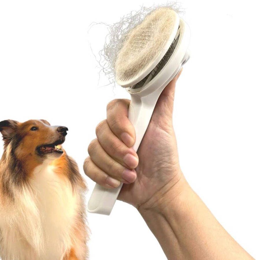 Kat Grooming Borstel Hond Slicker Borstel Huisdier Reinigingsvergieten Borstel Massage Kammen voor katten en honden met kort Medium & Lang Haar