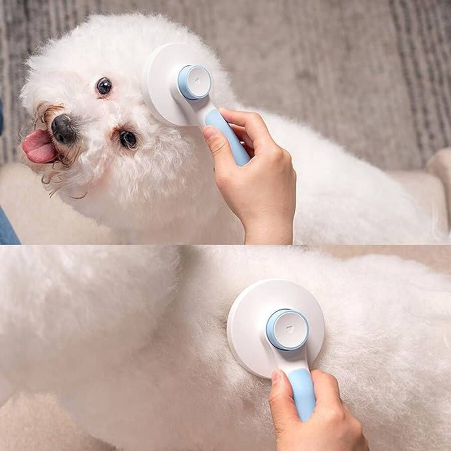 Kat Grooming Borstel Hond Slicker Borstel Huisdier Reinigingsvergieten Borstel Massage Kammen voor katten en honden met kort Medium & Lang Haar