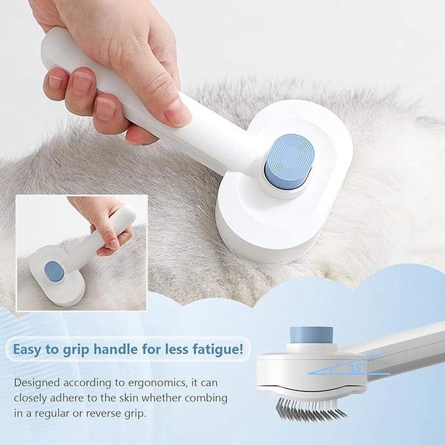Kat Grooming Borstel Hond Slicker Borstel Huisdier Reinigingsvergieten Borstel Massage Kammen voor katten en honden met kort Medium & Lang Haar