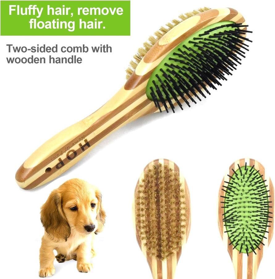 Kat Grooming Borstel Hond Slicker Borstel Huisdier Reinigingsvergieten Borstel Massage Kammen voor katten en honden met kort Medium & Lang Haar