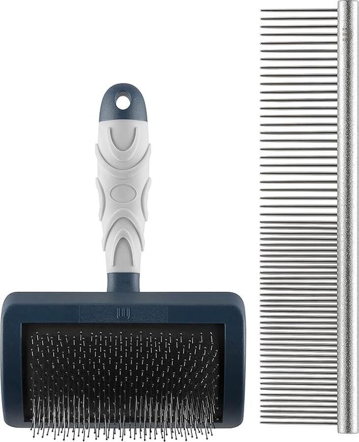Kat Grooming Borstel Hond Slicker Borstel Huisdier Reinigingsvergieten Borstel Massage Kammen voor katten en honden met kort Medium & Lang Haar