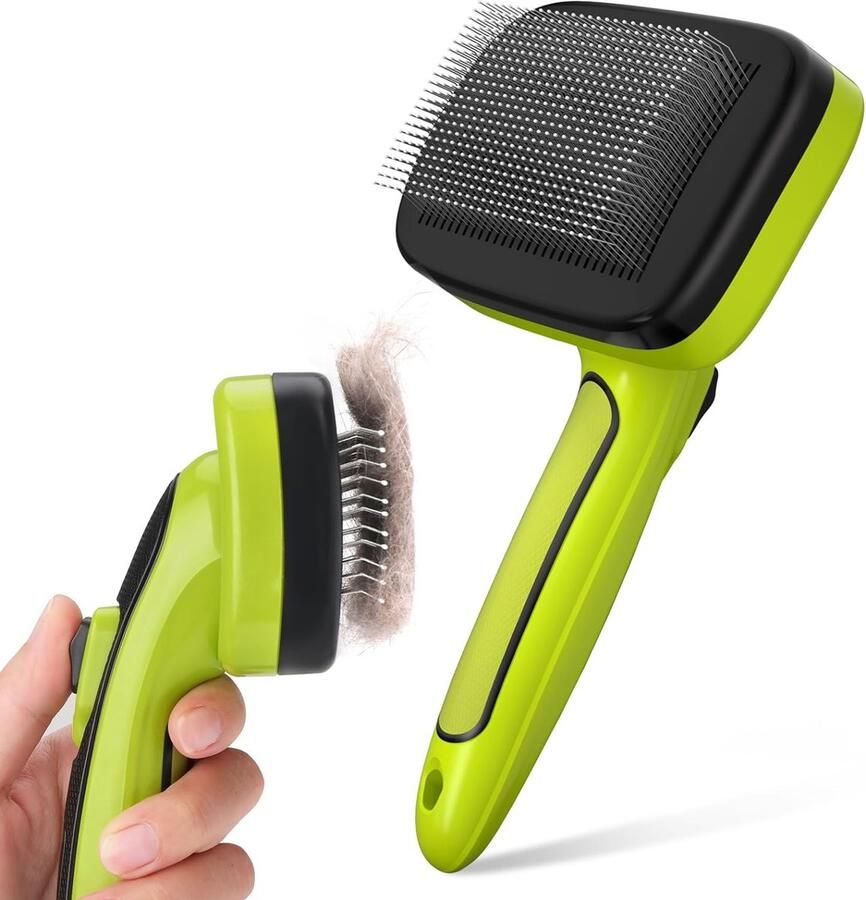 Kat Grooming Borstel Hond Slicker Borstel Huisdier Reinigingsvergieten Borstel Massage Kammen voor katten en honden met kort Medium & Lang Haar