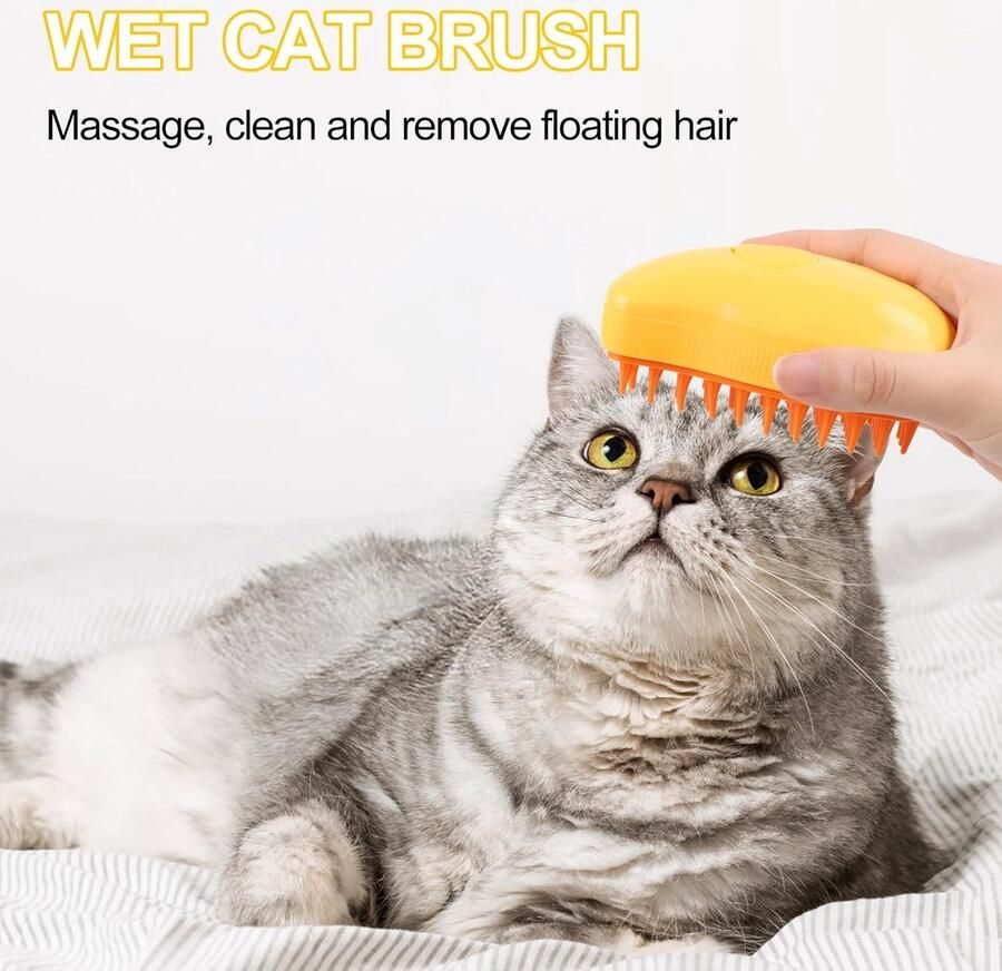 Kat Grooming Borstel Hond Slicker Borstel Huisdier Reinigingsvergieten Borstel Massage Kammen voor katten en honden met kort Medium & Lang Haar