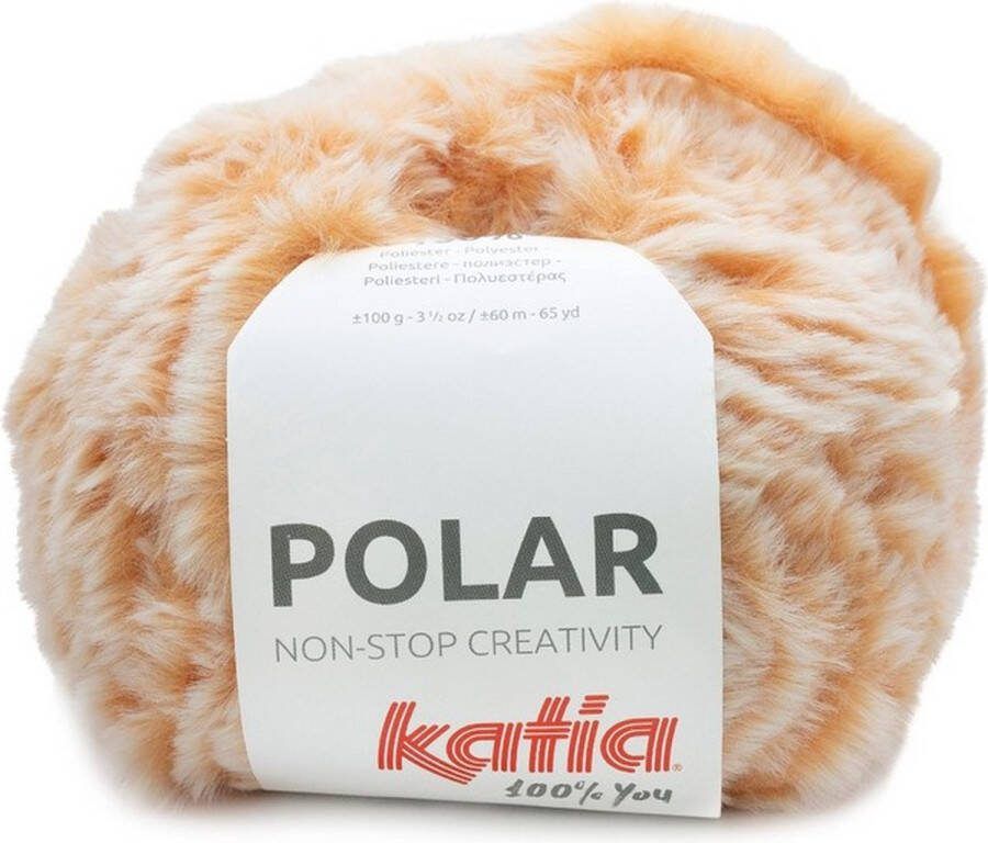 Katia breigaren polar 110 perzik-wit 100gr