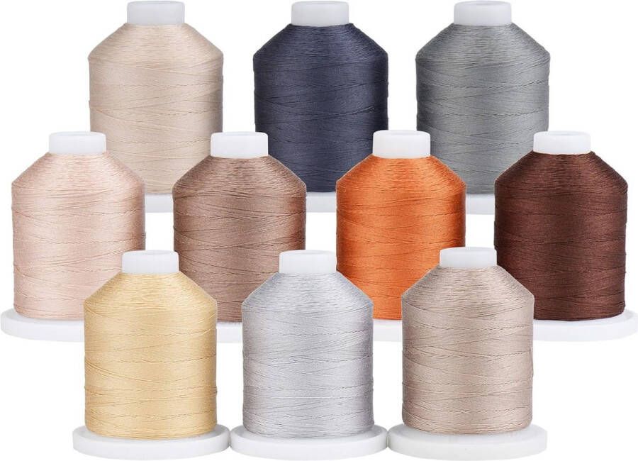 Katoen Naaien Quilten Draad voor Thuis Naaimachine 12 Jeans Kleuren 550 Yards Spool