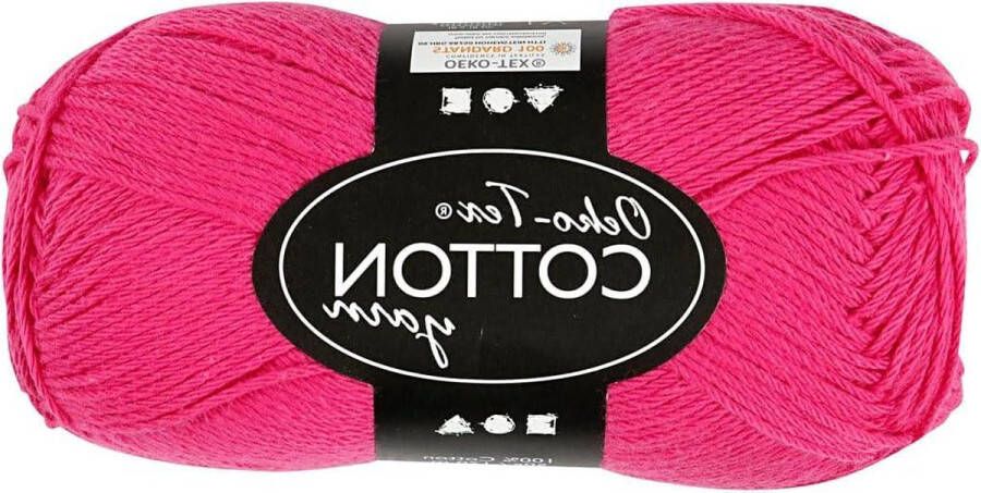 Katoenen garen 170 m 8 4 roze 50 g