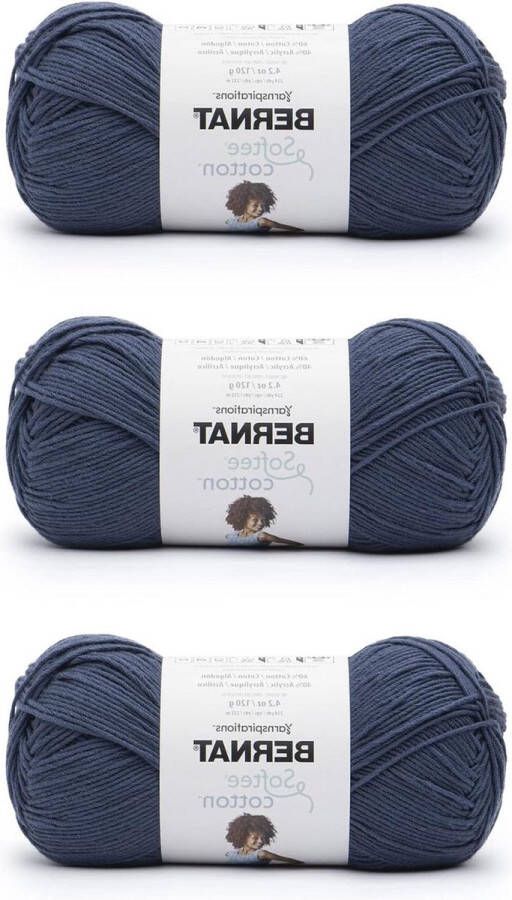 Katoenen Garen Seaside Blauw 3 Count Zacht en Comfortabel
