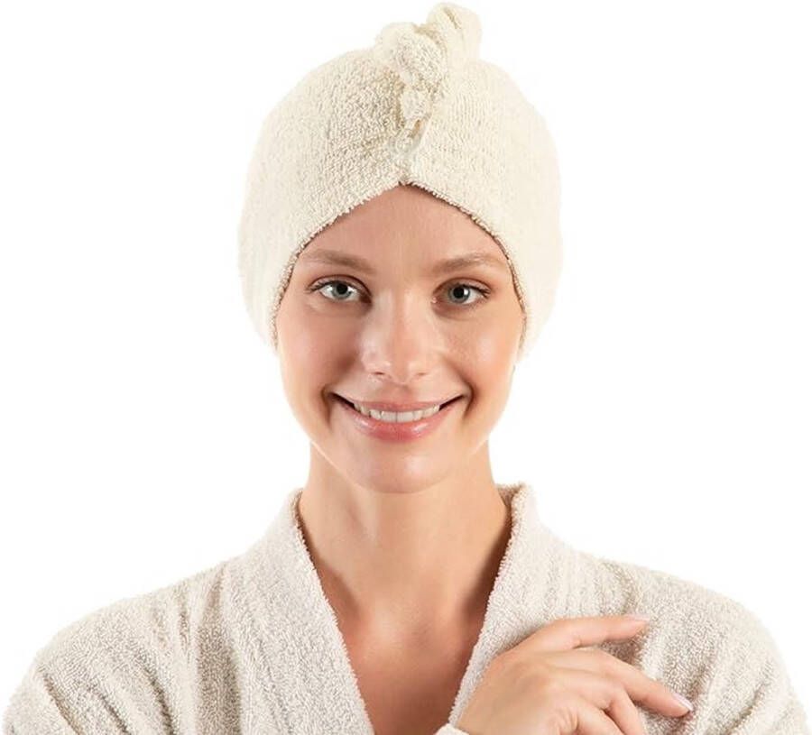 Katoenen haardoek wrap haardoeken voor vrouwen en mannen zachte en absorberende haarhanddoek voor alle haartypes