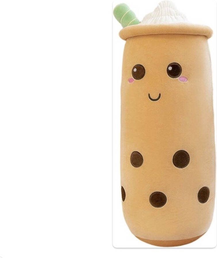 Kawaii Knuffel- Bubble tea- Knuffel- Boba- 60 cm- Beige- TikTok