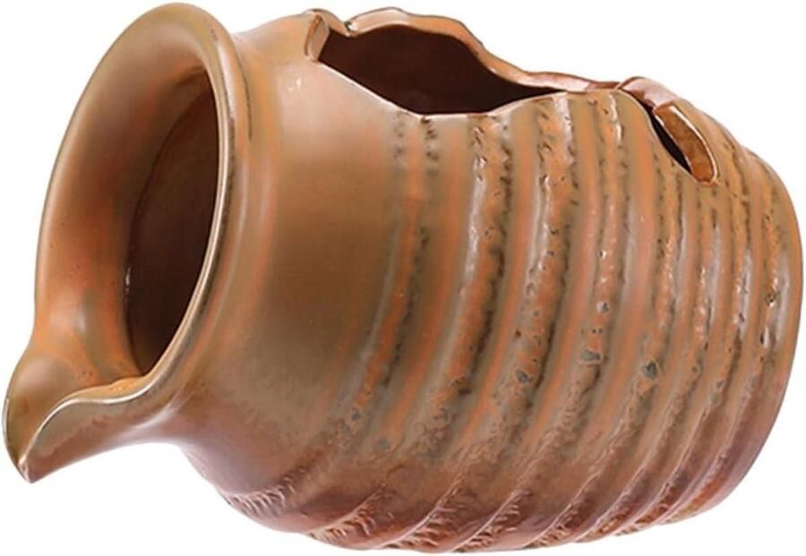 Keramische fontein pot met stromend water Aardepot waterfunctie cascaderende kruiken Feng shui tafeldecoratie Waterval tuinglas waterpomp kan