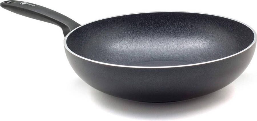 Keramische Wokpan 28 cm Geschikt voor inductie en vaatwasmachinebestendig Gezonde antiaanbaklaag zonder PFAS